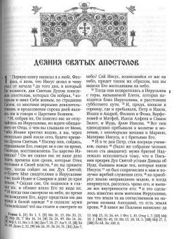 Книга «Библия. Книги священного Писания Ветхого и Нового Завета. Подарочное издание» -  твердый переплёт, кол-во страниц - 1226, издательство «Ковчег»,  ISBN 978-5-6048790-0-9, 2023 год