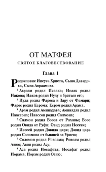 Книга «Святое Евангелие» -  мягкий переплёт, кол-во страниц - 383, издательство «Сибирская благозвонница»,  ISBN 978-5-00127-254-0, 2021 год