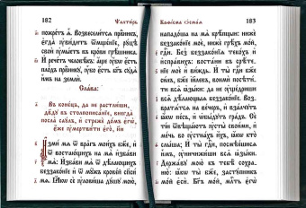 Книга «Псалтирь Давида пророка и царя на церковнославянском языке» -  твердый переплёт, кол-во страниц - 560, издательство «Сретенский монастырь»,  ISBN 978-5-7533-1437-6, 2018 год