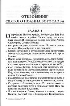 Книга «Новый Завет Господа нашего Иисуса Христа на русском языке. Крупный шрифт» -  твердый переплёт, кол-во страниц - 672, издательство «Сретенский монастырь»,  ISBN 978-5-7533-1970-8, 2025 год