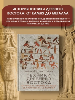 Книга «Очерки по истории техники Древнего Востока» -  твердый переплёт, кол-во страниц - 393, издательство «Альма-Матер»,  серия «Эпохи. Древность. Исследования», ISBN 978-5-00264-024-9, 2025 год