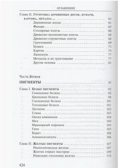 Книга «Художественные материалы и их применение в живописи. В 3 томах. Том 1. Грунты. Пигменты. Связующие. Масляная живопись» - автор Дёрнер Макс, твердый переплёт, кол-во страниц - 432, издательство «Симпозиум»,  ISBN 978-5-89091-494-1 , 2017 год