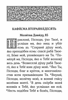 Книга «Псалтирь (крупный гражданский шрифт)» -  твердый переплёт, кол-во страниц - 448, издательство «ИМП»,  ISBN 978-5-88017-599-4, 2017 год