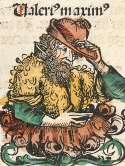 Книга «Девять книг достопамятных деяний и высказываний» - автор Максим Валерий, мягкий переплёт, кол-во страниц - 468, издательство «РГГУ»,  ISBN 978-5-7281-2900-4 , 1999 год