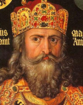 Книга «Священная империя Карла Великого» - автор Левандовский Анатолий Петрович, твердый переплёт, кол-во страниц - 288, издательство «Родина»,  серия «Весь мир», ISBN  978-5-00180-312-6 , 2021 год