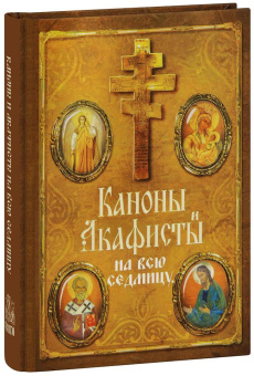 Книга «Каноны и акафисты на всю седмицу» -  твердый переплёт, кол-во страниц - 256, издательство «Терирем»,  ISBN 978-5-4247-0038-5 , 2017 год